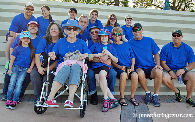 Moving Day National Parkinson's Foundation Benefit Walk at Crane's Roost Park, Altamonte Springs, FL on March 14, 2015.