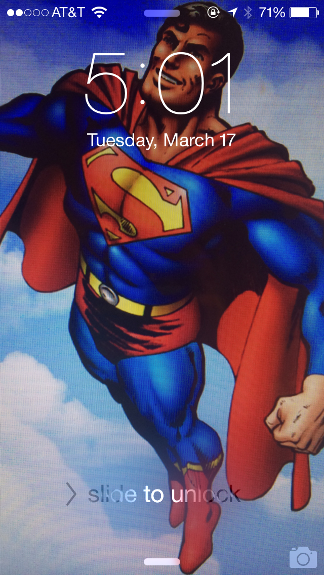 iPhone Superman wallpaper image