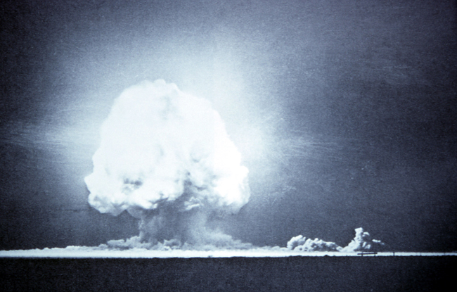 First atom bomb was successfully detonated at White Sands Proving Ground in Alamogordo, New Mexico
