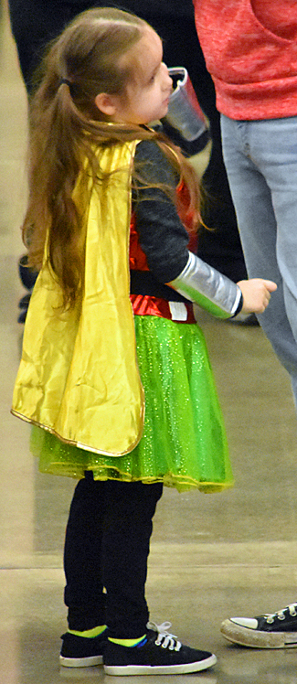Little girl in costume