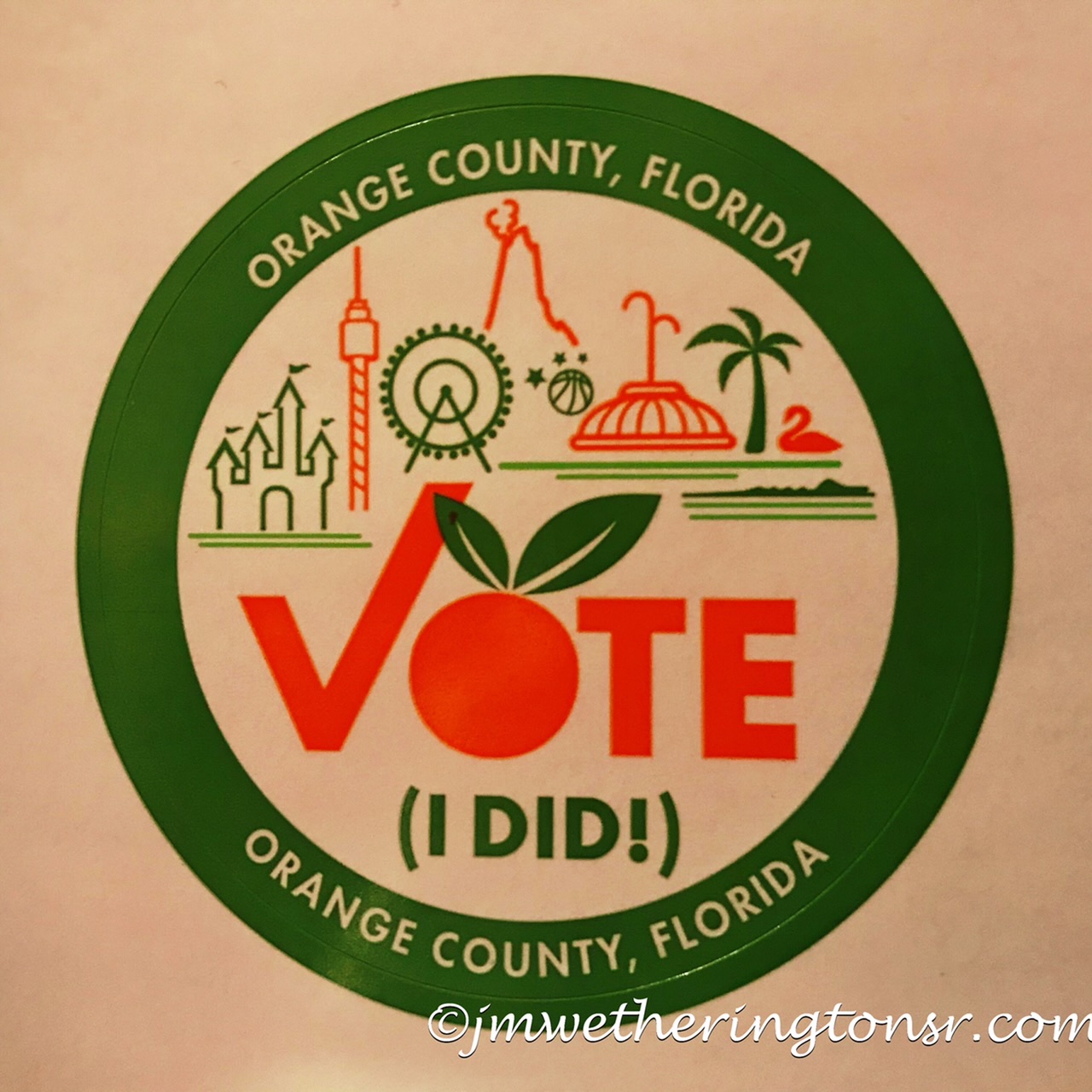 Vote (I Did!) sticker