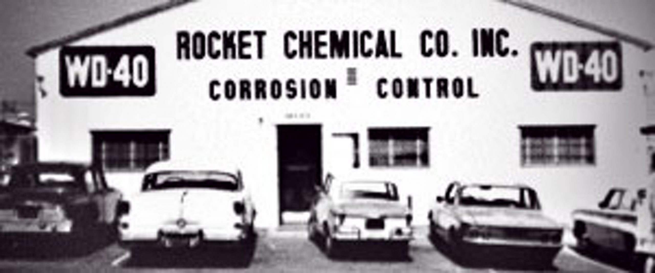 Photo of old Rocket Chemical Company in San Diego, CA
