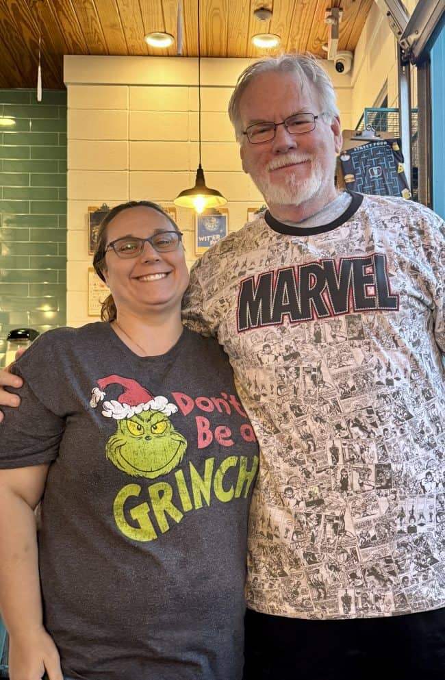 Amber and I Christmas 2024.