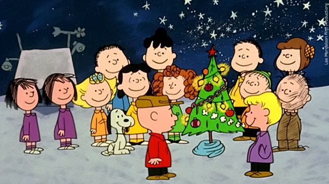 Scene from “A Charlie Brown Christmas”