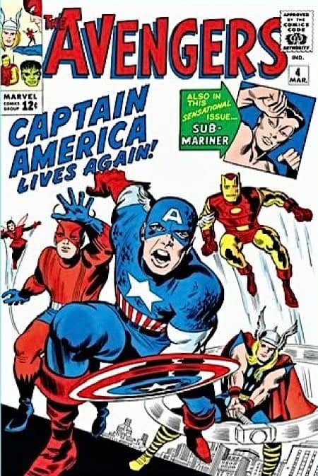 Cover of The Avengers #4
